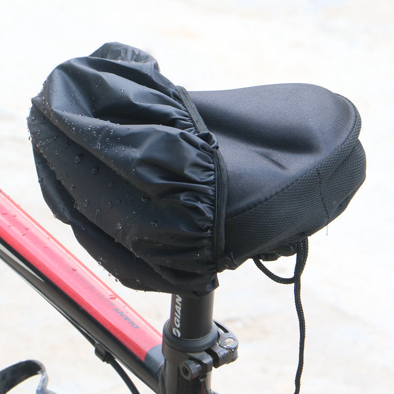 Funda de cojín para bicicleta, funda de cojín de espuma de silicona, funda de lluvia para sillín de bicicleta de montaña, funda de lluvia
