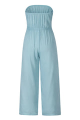 Tied Cutout Tube Wide Leg Jumpsuit - V.I.P Digital Presence
