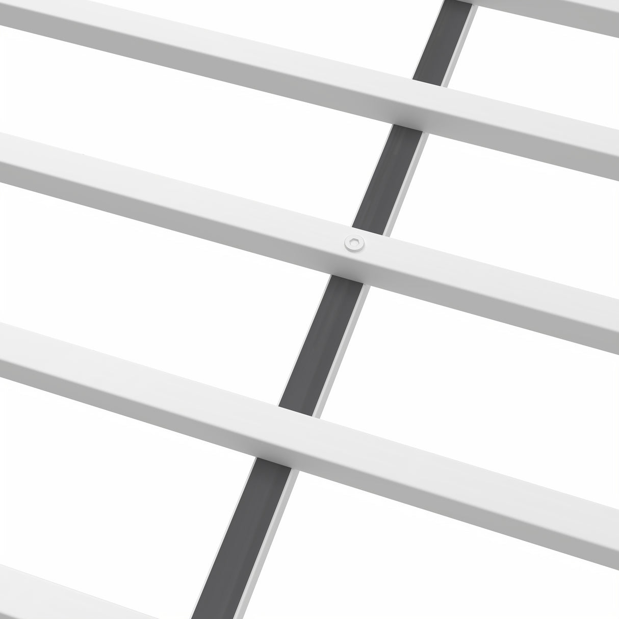Heavy-duty Sturdy Meta Twin over Twin with Trundle Bunk Bed/l/ Noise Reduced/ Safety Guardrail/No Box Spring Needed,White - V.I.P Digital Presence