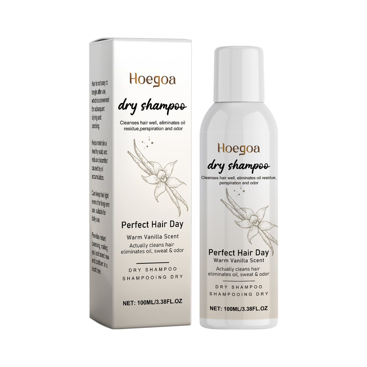 Vanilla Dry Hair Spray Gently Repair Frizzy, Fluffy And Easy To Manage Hair Dry Cleaning Spray - V.I.P Digital Presence