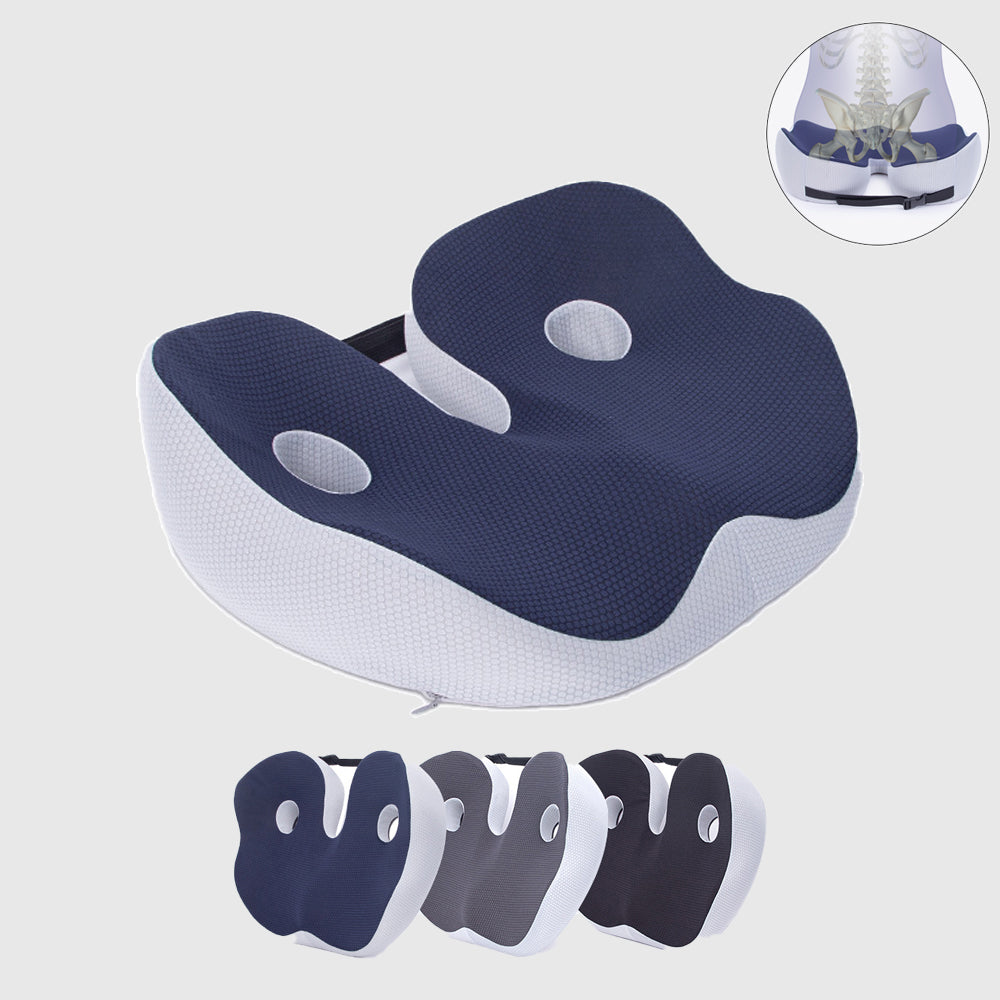 Chair Hip Cushion Hemorrhoids Cushion Fart Cushion Breathable Cushion Thick Office Long Sitting Memory Cotton Cushion - V.I.P Digital Presence