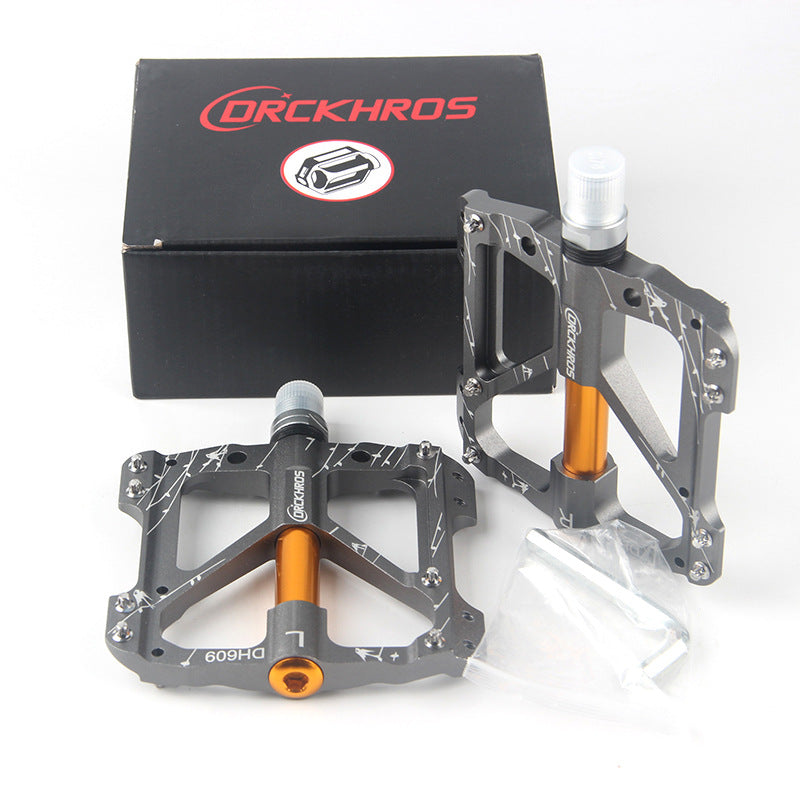 Pedal de aleación de aluminio para bicicleta de montaña, bicicleta de carretera, pedal Peilin de 3 rodamientos, accesorios para montar en bicicleta. 