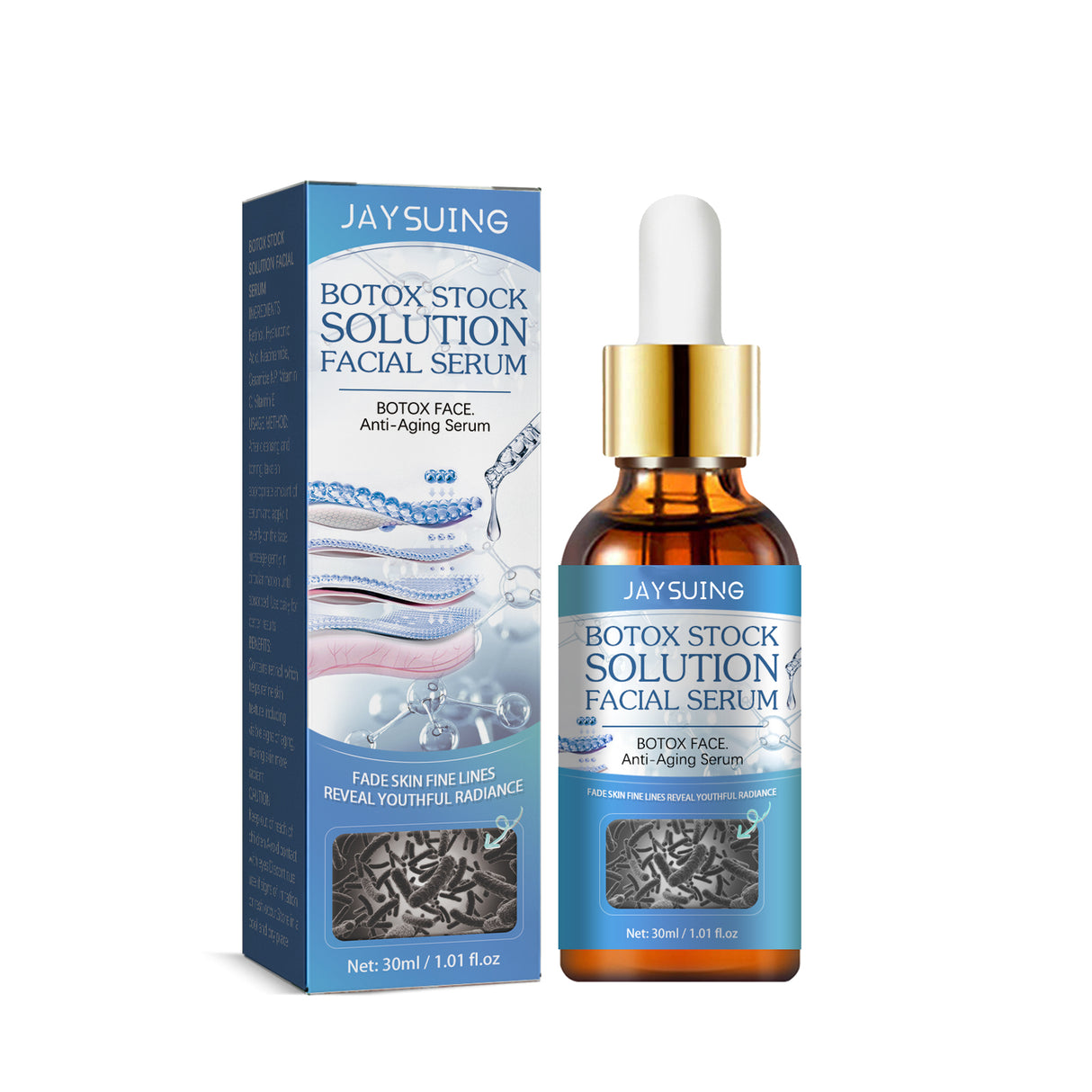 Botox Stock Solution Facial Serum, Firming Light Lines Moisturizing Anti-aging Essence