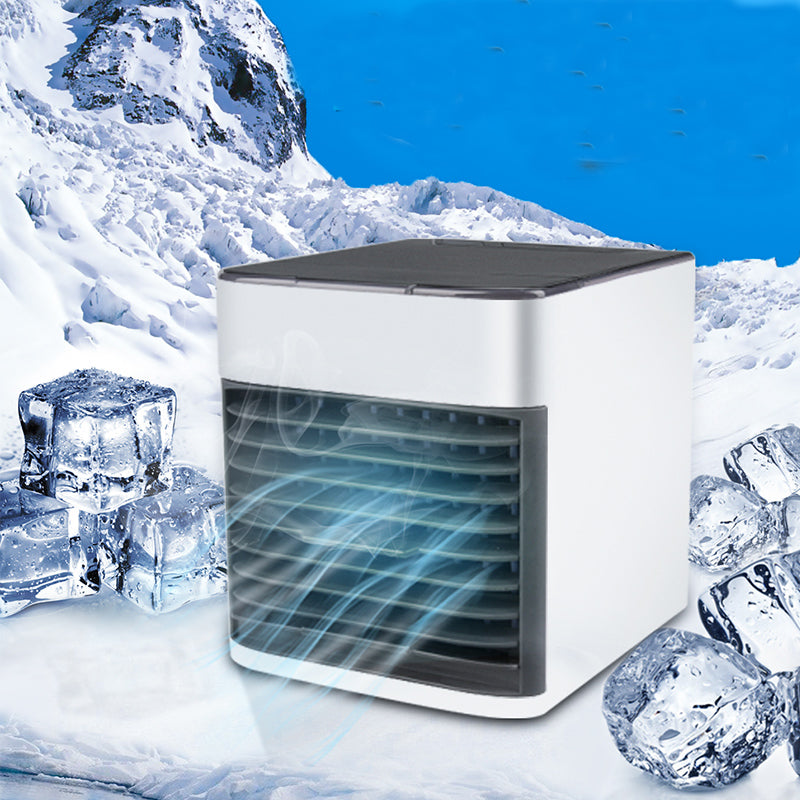 USB Mini Portable Air Conditioner Humidifier Purifier 7 Colors Light Desktop Air Cooling Fan Air Cooler Fan for Office Home - V.I.P Digital Presence