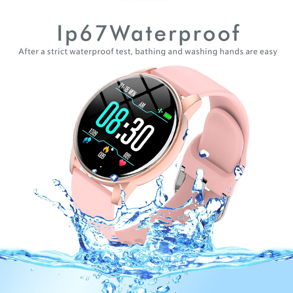 Women Smart Watch Real-time Weather Forecast Activity Tracker Heart Rate Monitor Sports Ladies Smart Watch Men For Android IOS - V.I.P Digital Presence