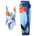 European and American conjoined vacation beach hot spring swimsuit French retro conjoined bikini - V.I.P Digital Presence