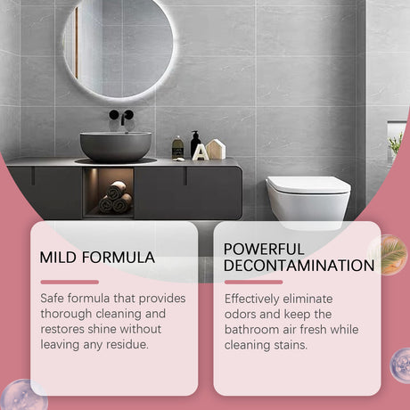 Bathroom Water Stain Remover, Bathroom Glass Door Bathtub Tile Stain Scale Cleaning Cleaner - V.I.P Digital Presence