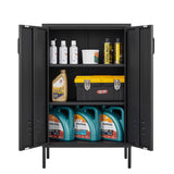 Steel storage cabinet, double door miscellaneous storage cabinet, 2 movable partitions - V.I.P Digital Presence