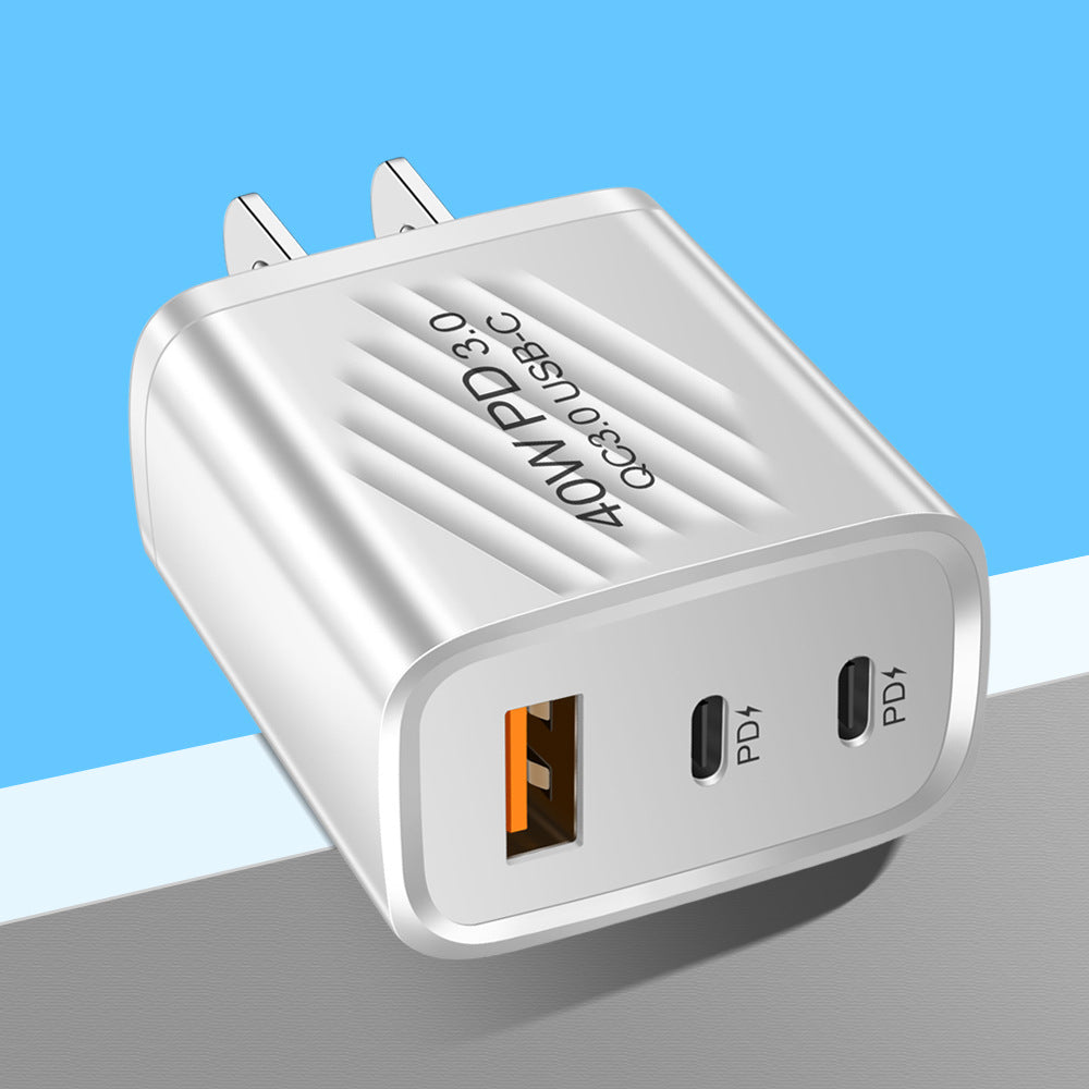 Puerto estándar de carga rápida dual PD+USB TYPEC de 40 W