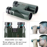 USCAMEL Military HD 10x42 Binoculars Professional Hunting Telescope Zoom High Quality Vision No Infrared Eyepiece Army Green - V.I.P Digital Presence