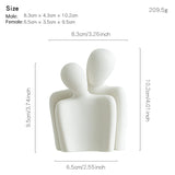 Creative couple figure decoration Newlywed home decoration Lover sculpture decoration figure desktop living room bookshelf decor - V.I.P Digital Presence
