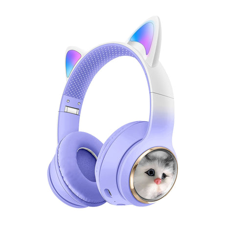 AKZ-09 Earphones Space Cabin Cartoon Simulation Cat Bluetooth Headwear Large Battery Earphones Foldable - V.I.P Digital Presence