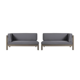 BRAVA X-BACK LEFT -RIGHT CORNER BENCH SET - V.I.P Digital Presence