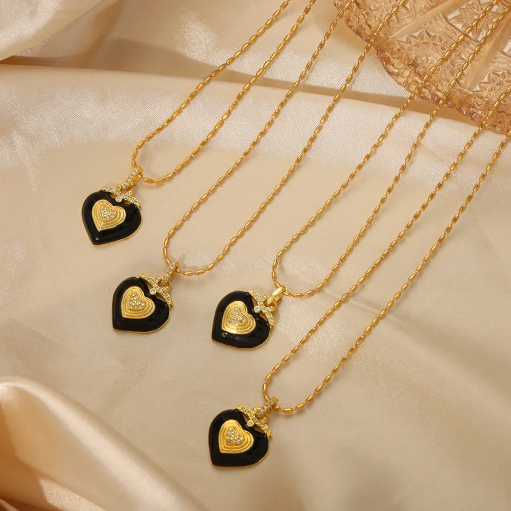 Titanium Steel Heart Shape Necklace - V.I.P Digital Presence