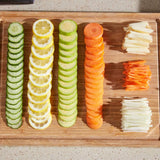 Mandoline Slicer, Vegetable Cutter, Strips Julienne Dicer (Orange) - V.I.P Digital Presence
