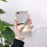 Gasbag Drop Proof Mirror Case for iphone XR XS MAX 13 14 Plus  Airbag Soft TPU Phone Cover - V.I.P Digital Presence