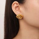 Titanium Steel Geometric Shape Earrings - V.I.P Digital Presence