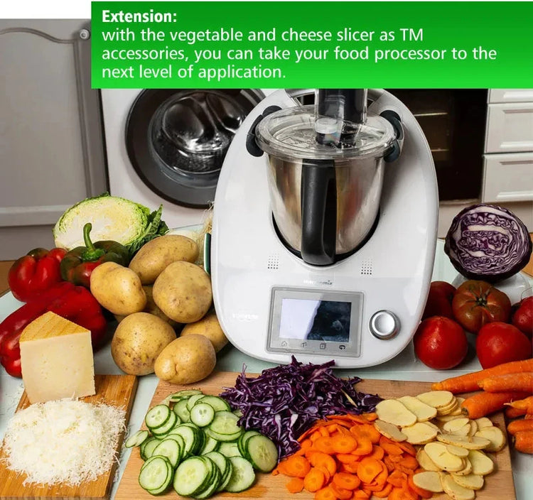 Food Cutter For Thermomix TM5 TM6  Chopper Vegetable Peeler Cooking Masher Slicing Shredding Multifunctional Fine Peeler Set - V.I.P Digital Presence