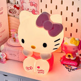 Kawaii Sanrio Hello Kitty Pat Night Light Girls Bedroom Bedlight Anime Hellokitty Night Lamp Desktop Decor Ornaments Girls Gift - V.I.P Digital Presence