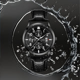 New Men's Watch Student Men's Night Light Waterproof Sports Leather Strap Black Quartz Watch - V.I.P Digital Presence