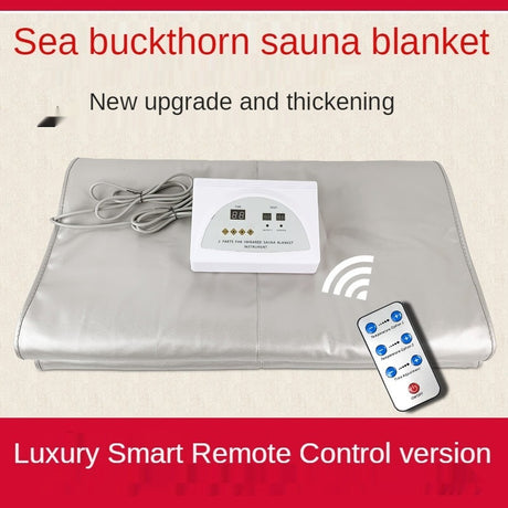 Far Infrared Remote Control Sweat Blanket Acid Blanket Whole Body Perspiration Beauty Salon Seabuckthorn Perspiration Cold Exhaust Heating Space Blanket - V.I.P Digital Presence