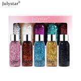 Color Gold Cong Sequins Eyeshadow Liquid High Color Makeup Dazzling Performance Blue Liquid Eyeshadow - V.I.P Digital Presence