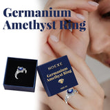 Germanium Amethyst Ring, Ring Simple Everything Fashion Pieces Fashion Clothing With Couple Ring - V.I.P Digital Presence