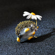 CINDY XIANG Cute Hedgehog Brooch Fashion Daisy Brooches For Women Animal Jewelry Funny Winter Design High Quality - V.I.P Digital Presence