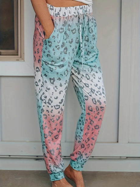 Women's autumn fashion new leopard print leggings loose fit - V.I.P Digital Presence