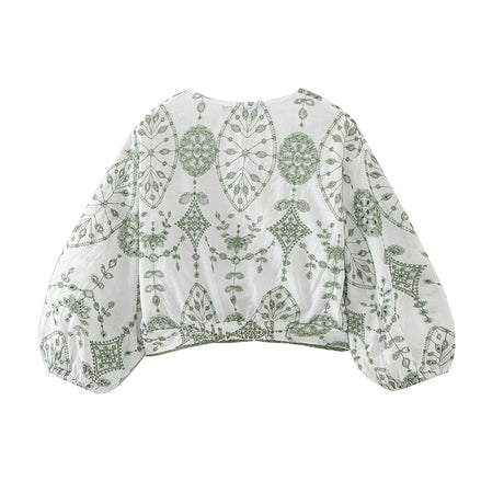 Fashionable Casual Loose Embroidered Short Top and Shorts for Women - V.I.P Digital Presence
