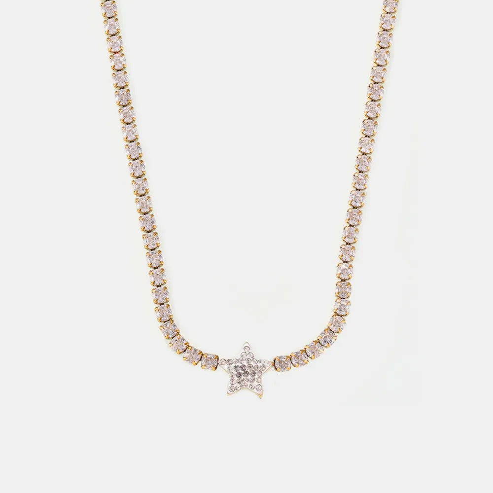Pendant inlaid with zircon pendant necklace women's necklace high-end accessory - V.I.P Digital Presence
