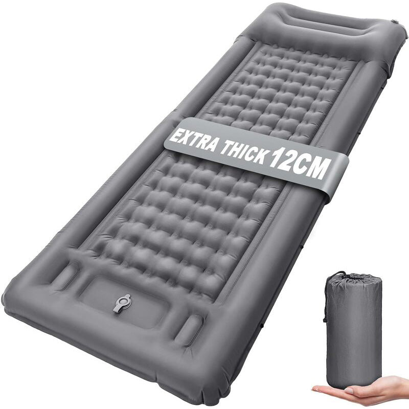 Outdoor thicken self-inflating camping mattress: ultralight, with built-in pump, ideal for travel, hiking, fishing. - V.I.P Digital Presence