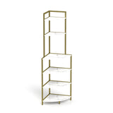 6-story corner open bookshelf, modern bookshelf, wooden frame, independent bookshelf unit, - V.I.P Digital Presence