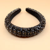 Luxury Sparkly Full Crystal Pearl Baroque Hairband Padded Rhinestone Princess Headband For Headdress Birthday Hair Jewelry - V.I.P Digital Presence