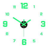 DIY Frameless Creative Wall Clock Wall Decal: A Silent and Stylish Addition for Home Decor, Ideal for Living Rooms and Offices - V.I.P Digital Presence