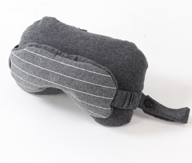 Portable type Eye Mask 2-in-1 Neck Pillow Sweat Cloth Foam Particle Eye Mask Pillow Car Travel Leisure Nap Pillow - V.I.P Digital Presence