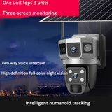 V380PRO-9 Solar powered WiFi Outdoor Waterproof Ball Machine HD Monitoring Camera Remote Uninterrupted Power - V.I.P Digital Presence