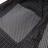 Small Plaid Casual Pants Men's Hip Hop Trendy Fashion Irregular Patchwork Unique Straight Leg Long Trousers - V.I.P Digital Presence