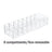 Household Transparent Divided Cosmetic Storage Box Sorting and Detachable Plastic Desktop Storage Box - V.I.P Digital Presence