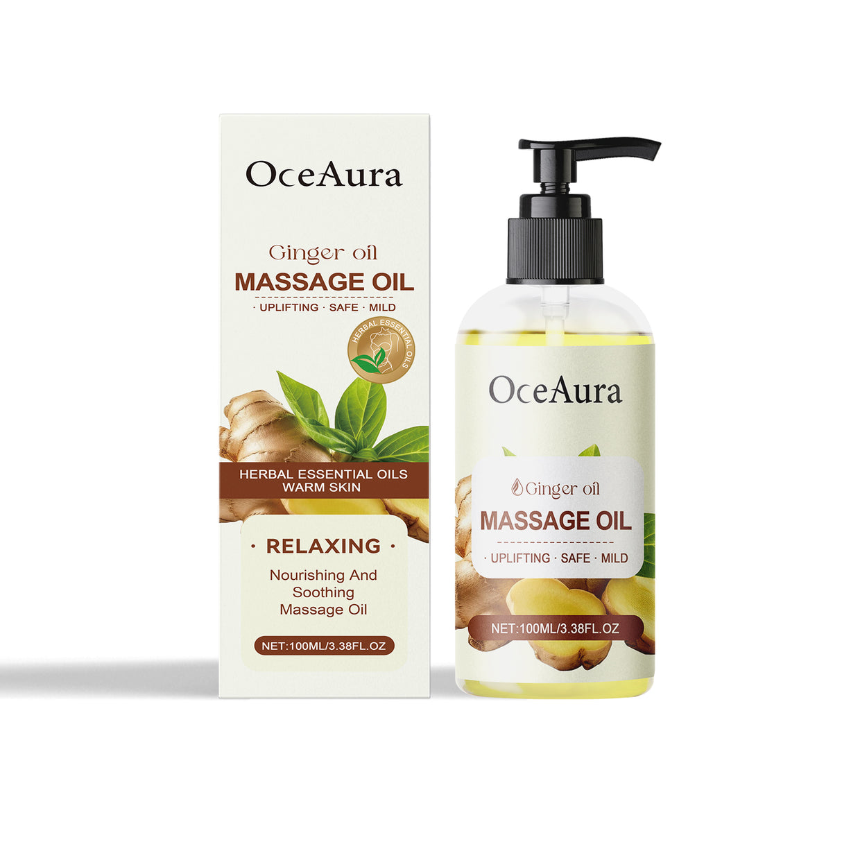 Plant Body Essential Oil (Ginger Oil), Hydrating And Moisturizing Body Moisturizing Massage Essential Oil - V.I.P Digital Presence