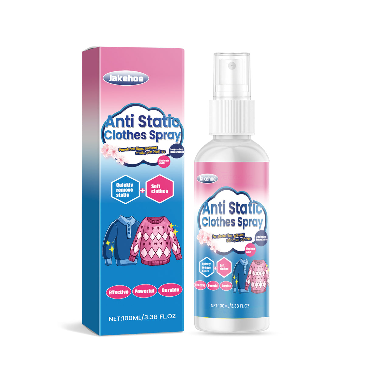 Clothing Anti-Static Wrinkle Spray Soft And Comfortable To Remove Clothing Wrinkles Smooth Static-Free Spray - V.I.P Digital Presence