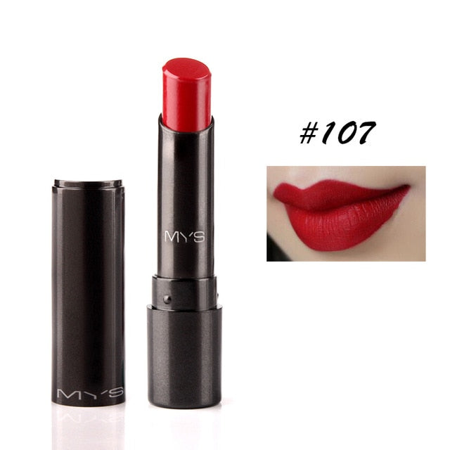 MYS Brand Beauty Matte Lipstick Long Lasting Tint Lips Cosmetics Lipgloss Maquiagem Makeup Red Batom - V.I.P Digital Presence