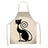 Cat Kitchen Aprons For Women Cotton Linen Bibs Household Cleaning Pinafore Home Cooking Apron kids kitchen barber - V.I.P Digital Presence