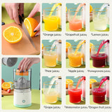 Portable USB - rechargeable slow juicer for oranges, lemons & other fruits. A handy electric blender for home kitchens. - V.I.P Digital Presence