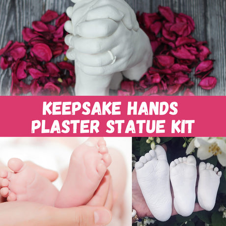 Hand Casting Kit, Three-Dimensional Hand Model Plaster Clone Model Homemade Commemorative Gift Crafts - V.I.P Digital Presence