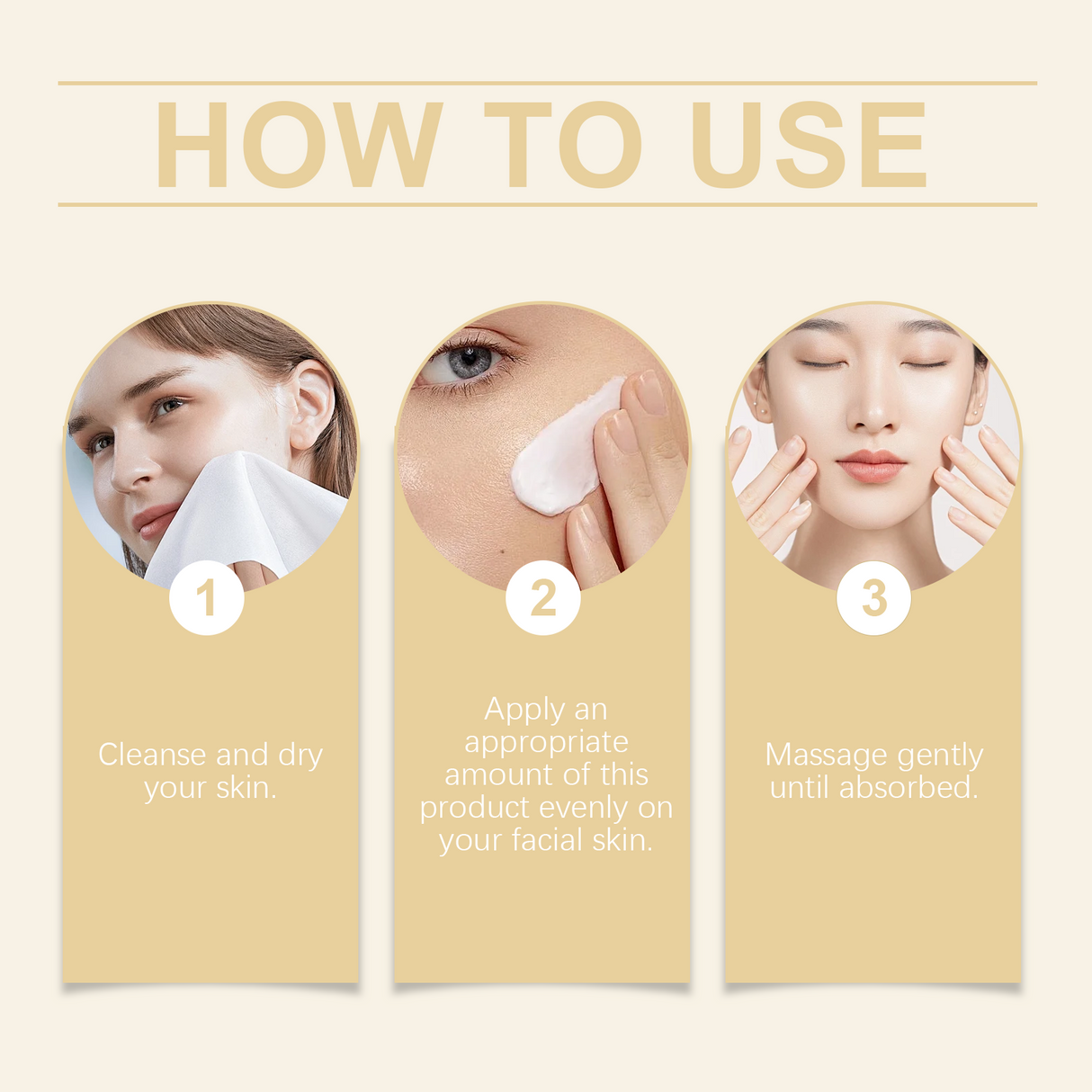 Crema facial hidratante de avena, loción hidratante de nutrición profunda para el cuidado suave de la piel.