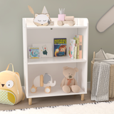 Kids 3-Tier Bookcase  Children's Book Display Bookshelf Toy Storage Cabinet Organizer for Children's Room - V.I.P Digital Presence