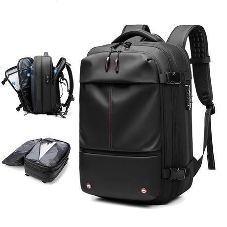 Expandable Waterproof Travel Backpacks Men Business Laptop Backpack With Valve Vacuum Compression Backpack - V.I.P Digital Presence