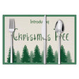 stmas linen placemats holiday party decorations insulation mats linen Christmas tree printed coasters - V.I.P Digital Presence