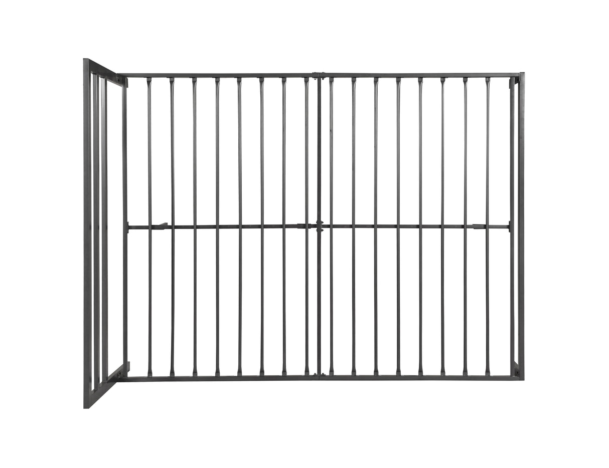 Queen Size Metal Bed Frame with Headboard Charcoal Grey - V.I.P Digital Presence